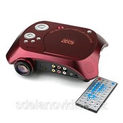 Светодиодный проектор для домашнего кинотеатра 10 люмен, DVD, SD карта, AV фотография