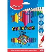Карандаши цветные Maped Карандаши цветные 18 цветов MAPED “Color Peps“ фото