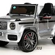 Детский электромобиль BARTY Mercedes-Benz G63 AMG BBH-0002 серый глянец фотография