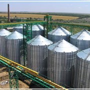 Зернохранилища с металлическими вентилируемым силосом фото
