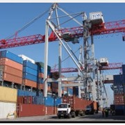 Услуги грузовых контейнерных терминалов фотография