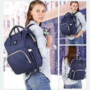 Сумка-рюкзак для мамы (Mummy Bag)/ синий