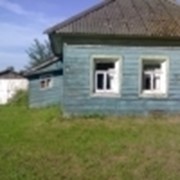 Земельный участок + бревенчатый дом фото