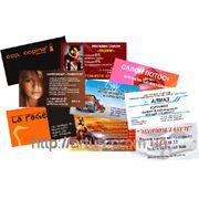 Печать визиток фото