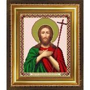 Рисунок на ткани для вышивания бисером “Святой Пророк Иоанн Предтеча“ VIA4064 фотография