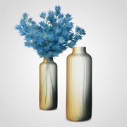 Интерьерная Стеклянная Ваза “Duplicite“ L фото