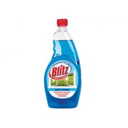 Средство для мытья стекол BLITZ с нашатырным спиртом 500мл (запаска) фото