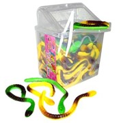 Мармелад Jellopy Shape № 73 змеи пластик, 1*6 1800 гр. фото