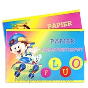 Цветная неоновая самоклеющаяся бумага В4, 8 цветов фото