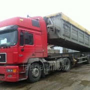 Перевозки зерновых культур самосвалами, средне- и крупнотоннажным автотранспортом грузоподъемностью до 50 тонн