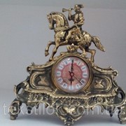 Часы каминные бронза фотография