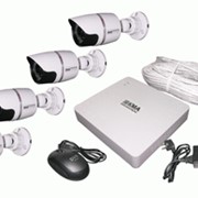 Сетевой комплект оборудования для видеонаблюдения KST-NS-A4 Kaansky 4-кан. IP фото