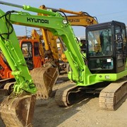 ГУСЕНИЧНЫЙ МИНИ ЭКСКАВАТОР HYUNDAI R555 2005 год фото