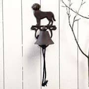 Колокол сувенирный металл “Собака“ 24х10х13,5 см фото