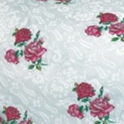 Ткань постельная Бязь 125 гр/м2 150 см Набивная Розы на белом/S501 ZT фотография