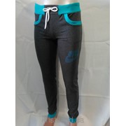 Женские спортивные штаны трикотаж код 1131 фотография