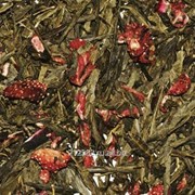 Чай весовой РЧК Зеленый Земляничный со сливками Премиум фото