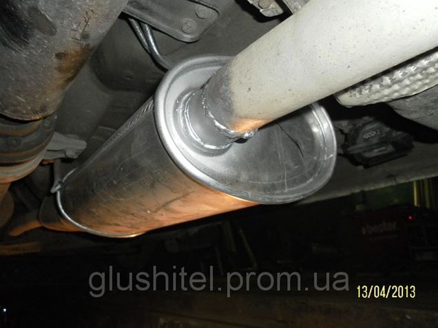 Глушитель Чери Тиго Chery Tiggo на две стороны вариант 2 в Киеве ...