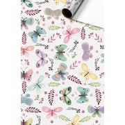 Бумага упаковочная Stewo Fiala, 0.7 x 2 м Бабочки фото