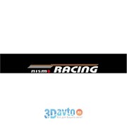 Светофильтр “NISMO RASING“ (210х1360) фон черный (1шт.) A-STICKER К1187 фото
