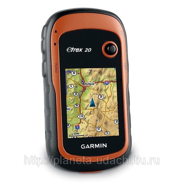 Портативный туристический GPS/ GLONASS навигатор Garmin eTrex 20 GPS в ...