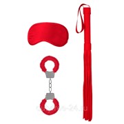 Красный набор для бондажа Introductory Bondage Kit №1 фотография