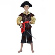 Детский карнавальный костюм Разбойник рост 110-116 см фото
