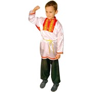 Карнавальный костюм для детей Волшебный мир русский народный для мальчика (атлас) детский, 104-134 см фотография
