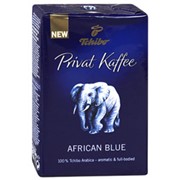 Кофе Tchibo Privat Kaffee African Blut натуральный жареный молотый фото