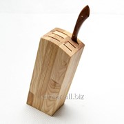 Подставка для ножей деревянная фото