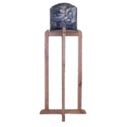 Аренда оборудования Подставка деревянная крестообразная высокая + Диспенсер керамический фотография