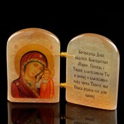 Икона «Б.М.Казанская», с молитвой , селенит фото