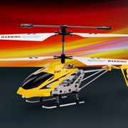Модели вертолетов радиоуправляемые, Микровертолеты, Вертолёт с 3-х канальным и/к управлением, светом и гироскопом ( 22 см.)