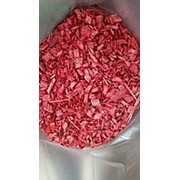 Щепа декоративная красная (Мульча) - 40 литров фотография