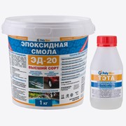Эпоксидная смола Эд-20(1 кг) с отвердителем ТЭТА(100 гр)