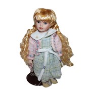 Кукла коллекционная Малышка Гелия с сумочкой 107081 30 см