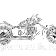 Сувенир Мотоцикл ТИП-7 плетеный фото