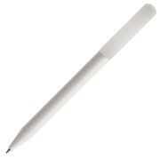 Пластиковая ручка DS3 из переработанного пластика с антибактериальным покрытием, белый фото
