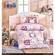 Набор в кроватку для новорожденных Hobby Home Collection SNOOPY хлопковый поплин розовый фото