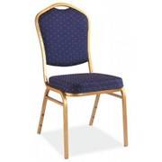 Аренда (прокат) конференционных стульев «Classic GOLD» темно-синего цвета по 37 грн/сутки