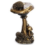 Скульптура “Гриб-мухомор с ежами“ 20х37х18см. арт.БФ-86 фото