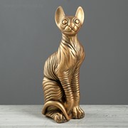 Статуэтка “Кошка Сфинкс“, бронза, 38 см фото