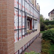 Монтаж вентилируемых фасадов из фиброцементных материалов фотография