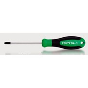 Отвертка крестовая PH1 x 100mm Anti-Slip TOPTUL FBAD0110 фото
