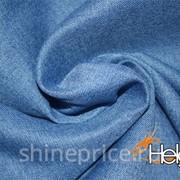 H-BLUE лен блэкаут синий портьерная ткань фотография