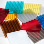 Сотовый поликарбонат от 4 до 10 мм цветной и прозрачный. Тепличный для беседок или навесов. Доставка по всей области. 2 УФ защита № 1675-02-66 фото