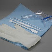 Набор гинекологический Basic размер (S,M,L) (зеркало,салфетки ,перчатки) фотография