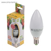Лампа светодиодная ASD LED-СВЕЧА-standard, Е14, 5 Вт, 230 В, 3000 К, 450 Лм фото