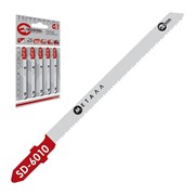 Полотно пильное для лобзика рабочая длина 75мм, расстояние между зубьями 1.2мм для работы c листов INTERTOOL SD-6010 фото