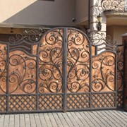 Кованые ворота Винница фото